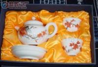 手绘茶具批发与茶叶代理销售的完美结合